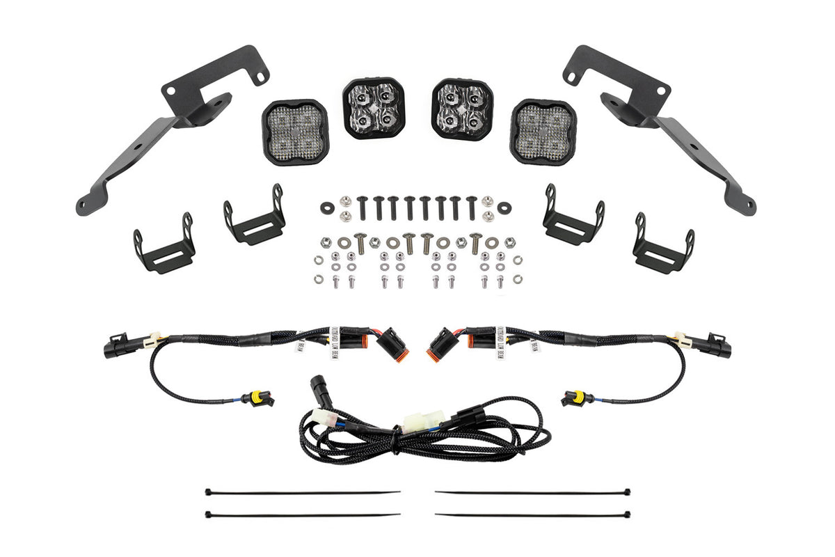 SS3 LED Headlight Kit for 2022-2024 Honda Talon Sport White ABL