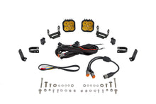 SS3 LED Bumper 1.25 Inch Roll Bar Kit Sport Yellow SAE Fog (pair)
