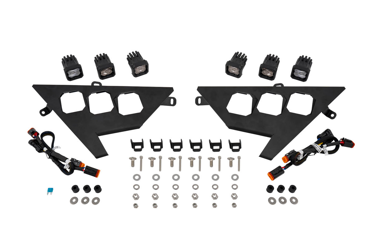 Polaris RZR C1 Headlamp Kit Pro White ABL (pair)