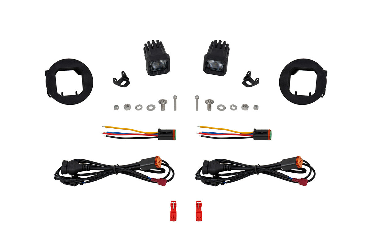 SSC1 Type GBS LED Fog Light Kit White SAE Fog