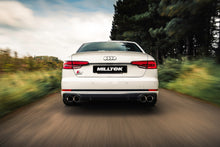 Audi S4/S5 B9 Non Sport Diff models - Non-Resonated (Louder) Cat-Back Exhaust System with Quad GT-100 Polished Trims