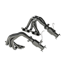 Kooks 1-7/8" x 2" Tri-Y Headers, 5" Ultra GREEN Conns. & Heat Blankets. 22+ Z06.