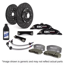 EBC big brake kit with black calipers. Image shown is generic and may not reflect actual parts.