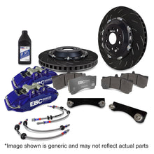 EBC big brake kit with blue calipers. Image shown is generic and may not reflect actual parts.