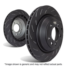 EBC Racing brake disc and pad package illustration. Image shown is generic and may not reflect actual parts.