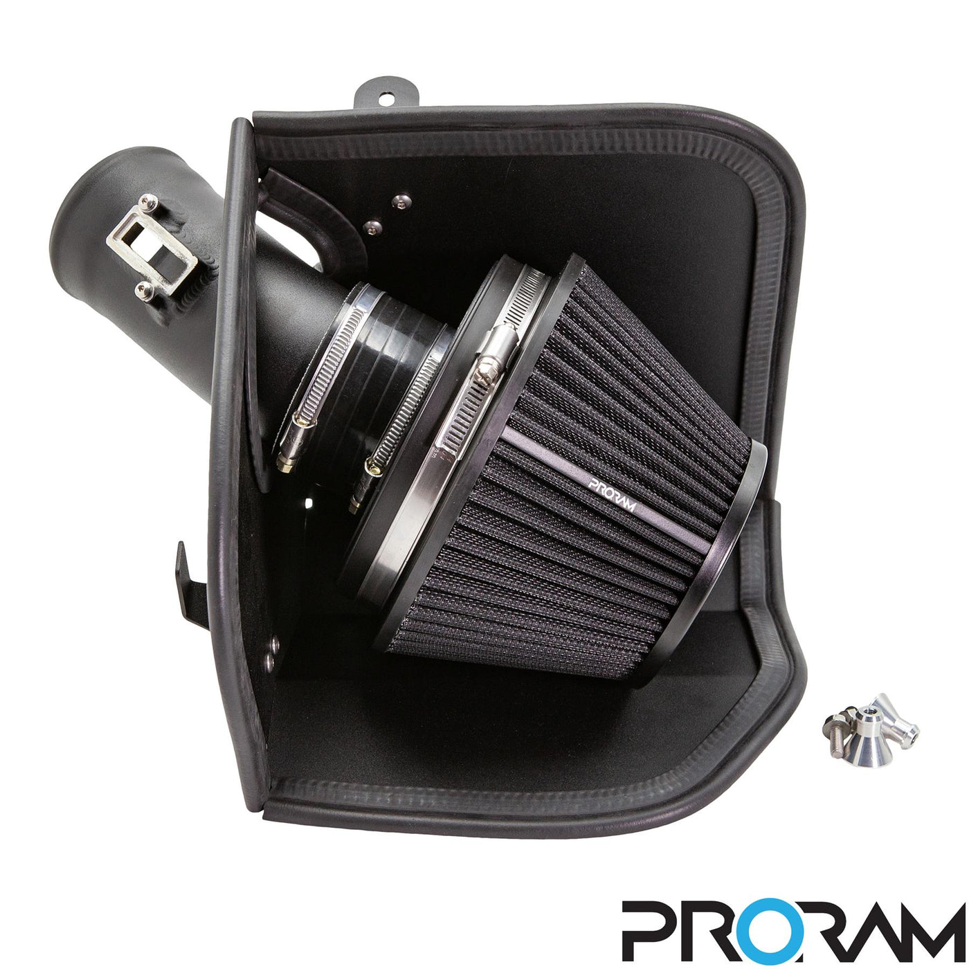 Ramair PRORAM Pleated Induction Kit â€“ Mini F56 One Cooper S JCW 2018 | PRK-138-RECT | PRK-138-RECT-BK | Image 1