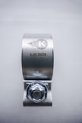 Kooks 2" Stainless Steel Band Clamp for Notched Slip Joint Connections.