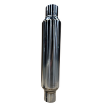 Kooks 2-1/2" Round Clamp In Muffler 14" Long. Polished Stainless Steel.