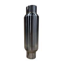 Kooks 3” Round Clamp In Muffler 10” Long Body. Polished Stainless Steel.