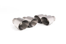 Audi S4/S5 B9 Sport Diff without Brace Bars - Resonated (Quieter) Cat-Back Exhaust System with Quad GT-100 Titanium Trims