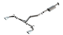 Borla 140909 S-Type Cat-Back exhaust — Bright chrome