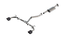 Borla 140909CFBA S-Type Cat-Back exhaust — Carbon fibre / black centre