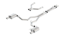 Borla Mustang GT 3-inch Coupe Cat-Back (2015–2017), part 140629 — S-Type / Bright chrome