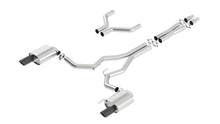 Borla Mustang GT 3-inch Coupe Cat-Back (2015–2017), part 140630BC — ATAK / Black chrome