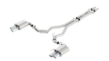 Borla Mustang GT 3-inch Cat-Back — Without Active Exhaust (2018–2023), part 140745 — S-Type / Bright chrome