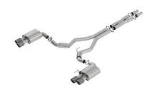 Borla Mustang GT 3-inch Cat-Back — Without Active Exhaust (2018–2023), part 140745CF — S-Type / Carbon fibre
