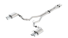 Borla Mustang GT 3-inch Cat-Back — Without Active Exhaust (2018–2023), part 140746 — ATAK / Bright chrome