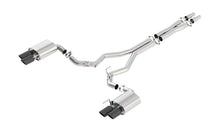 Borla Mustang GT 3-inch Cat-Back — Without Active Exhaust (2018–2023), part 140746BC — ATAK / Black chrome