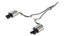 Borla Mustang EcoBoost Coupe Cat-Back — Active Exhaust (2019–2023), part 140827BC — Black chrome
