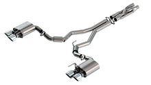 Borla Mustang Shelby GT500 ATAK Cat-Back (2020–2022), part 140837 — Bright chrome