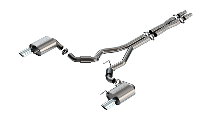Borla Mustang GT 3-inch Coupe Cat-Back — Without Active Exhaust (2024–2026)