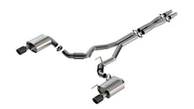 Borla Mustang GT 3-inch Coupe Cat-Back — Without Active Exhaust (2024–2026), part 140960CFBA — S-Type / Carbon fibre / black anodised