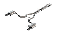 Borla Mustang GT 3-inch Coupe Cat-Back — Without Active Exhaust (2024–2026), part 140961BC — ATAK / Black chrome