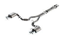 Borla Mustang GT 3-inch Coupe Cat-Back — Active Exhaust (2024–2026), part 140962 — S-Type / Bright chrome