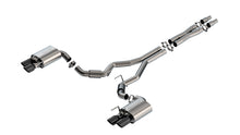 Borla Mustang GT 3-inch Coupe Cat-Back — Active Exhaust (2024–2026), part 140962BC — S-Type / Black chrome