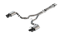 Borla Mustang GT 3-inch Coupe Cat-Back — Active Exhaust (2024–2026), part 140963BC — ATAK / Black chrome