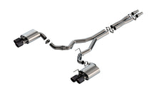 Borla Mustang GT 3-inch Coupe Cat-Back — Active Exhaust (2024–2026), part 140963CFBA — ATAK / Carbon fibre / black anodised