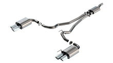 Borla Mustang EcoBoost Quad-Tip Conversion Cat-Back (2024–2026), part 140981 — S-Type / Bright chrome