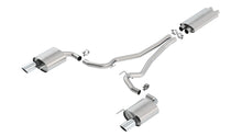 Borla 1014040 Touring Cat-Back exhaust — Bright chrome