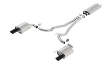 Borla 1014040BC Touring Cat-Back exhaust — Black chrome