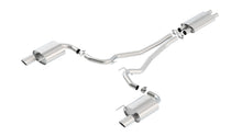 Borla 140589 Touring Cat-Back exhaust — Bright chrome