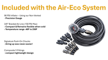 Closed flow push-on chucks from the APEX multi tyre inflation kit