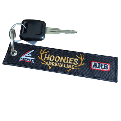 Hoonies Adrenaline Embroidered Keychain