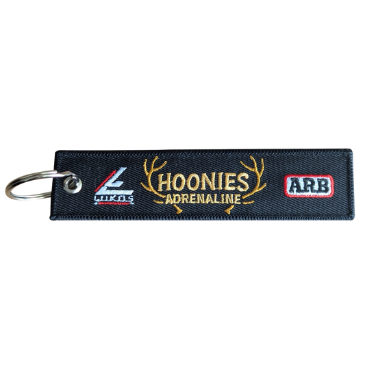 Hoonies Adrenaline Embroidered Keychain