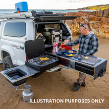 ARB Outback Drawer set with Slide Out Kitchen Ford Ranger Mk5-7 (2012 - 2022) Double Cab