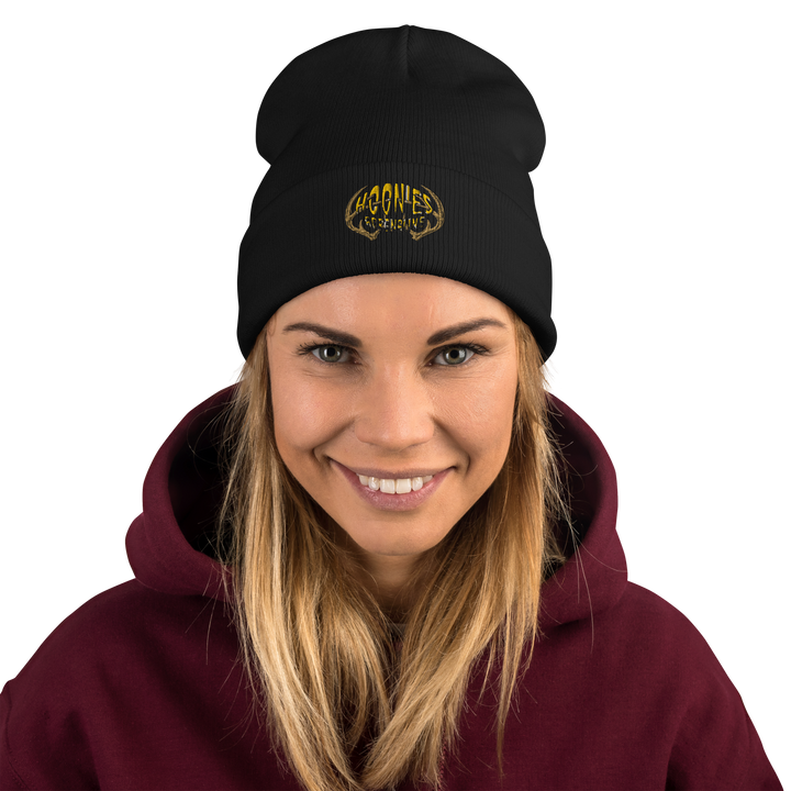 Hoonies Adrenaline "New Skool" Embroidered Beanie - Merch Apparel