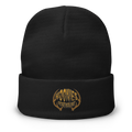 Hoonies Adrenaline Gold Logo Embroidered Beanie
