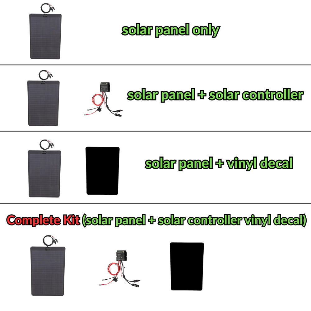 Lensun Solar - Ford Ranger & Raptor (2022-Present) 75W Hood/Bonnet Solar Panel