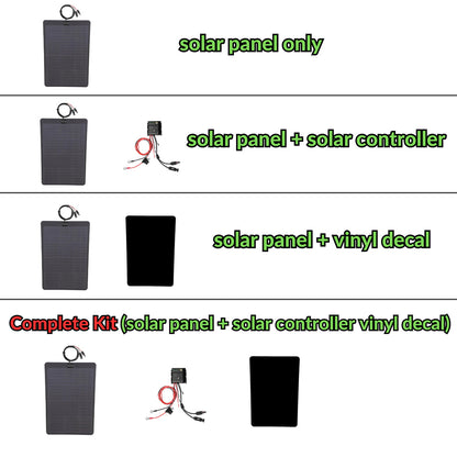 Lensun Solar - Ford Ranger & Raptor (2022-Present) 75W Hood/Bonnet Solar Panel