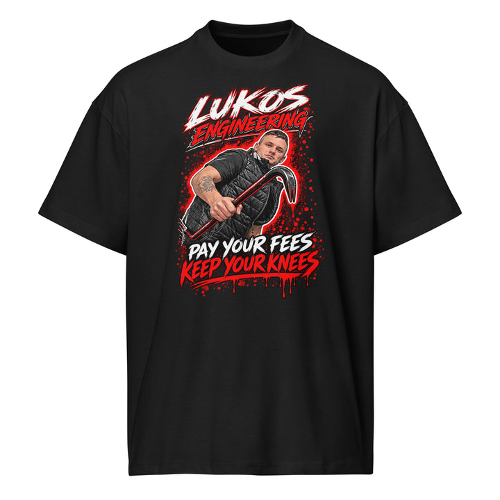 Lukos Engineering Men’s Box Tee – Pay Your Fees