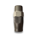 APEX DESIGN USA 3/8" Braided Hose to 1/4" NPT Male Fitting with Cover Nut - Air System Adapter