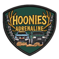 Hoonies Adrenaline 3" Shield Embroidered Patch - Velcro Backed Logo Badge