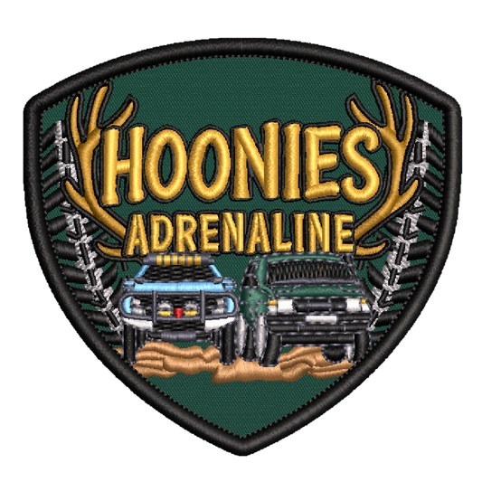 Hoonies Adrenaline Embroidered Patch