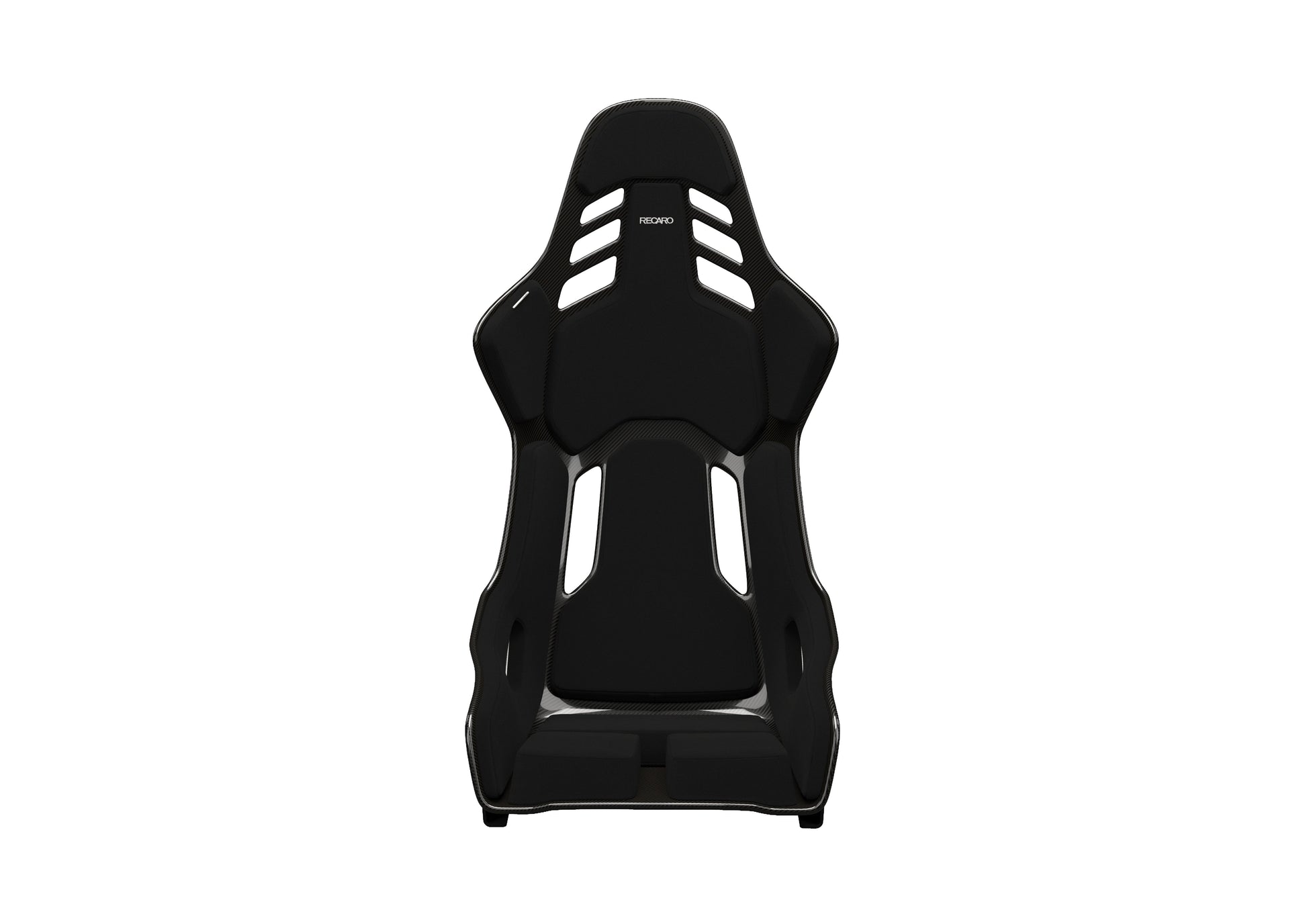 RECARO Podium CF in Perlon velour black, angled view