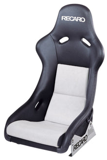 RECARO Pole Position ABE in Ambla leather black with Dinamica suede silver