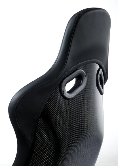 RECARO Pole Position ABE with carbon backrest, rear view